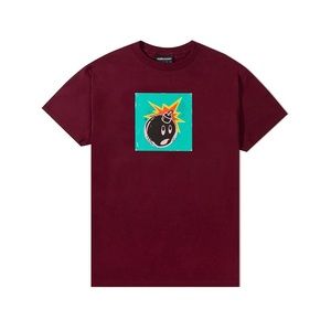 The Hundreds Men's Andy Adam T-Shirt Short Sleeve - Burgundy - XL - EXTRA LARGE
